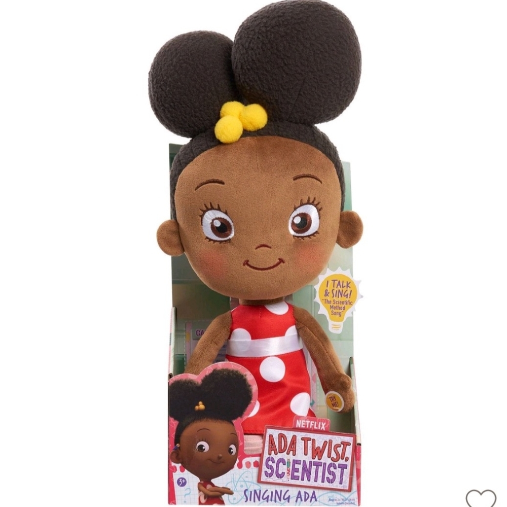 Netflix Ada Twist Scientist singing plush doll